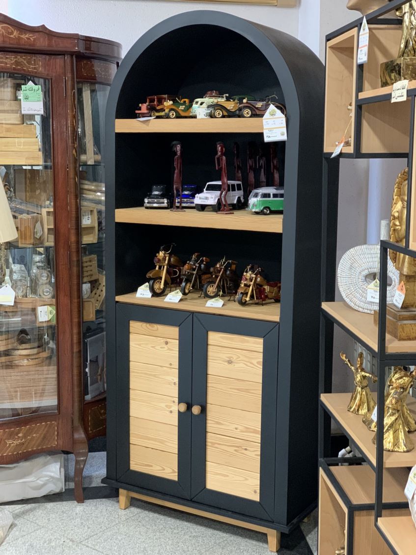 بوفه کتابخونه ویترین